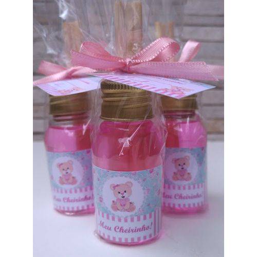 Assistência Técnica, SAC e Garantia do produto 30 Kit Aromatizadores Lembrancinhas de Maternidade / Chá de Bebê Ursa Floral Rosa