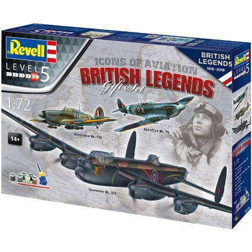 Assistência Técnica, SAC e Garantia do produto 1/72 - British Legends Gift Set (3 Kits) - Revell