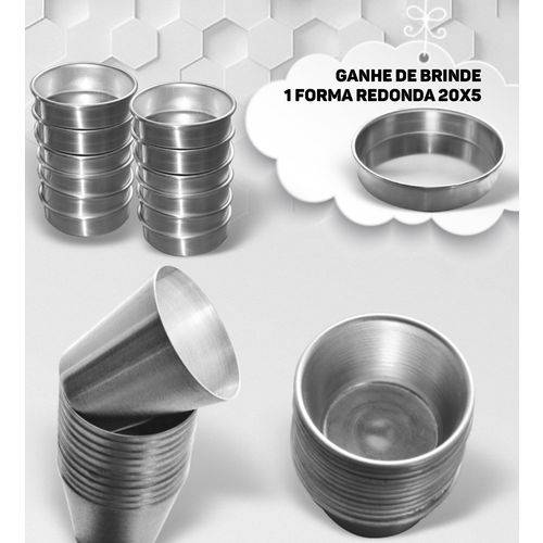 Assistência Técnica, SAC e Garantia do produto 12 Forminhas Petit Gateau + 12 Pão de Mel Nº2 + 12 Cup Cake Grande