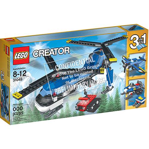 Assistência Técnica, SAC e Garantia do produto 31049 - LEGO Creator - Helicóptero de Duas Hélices