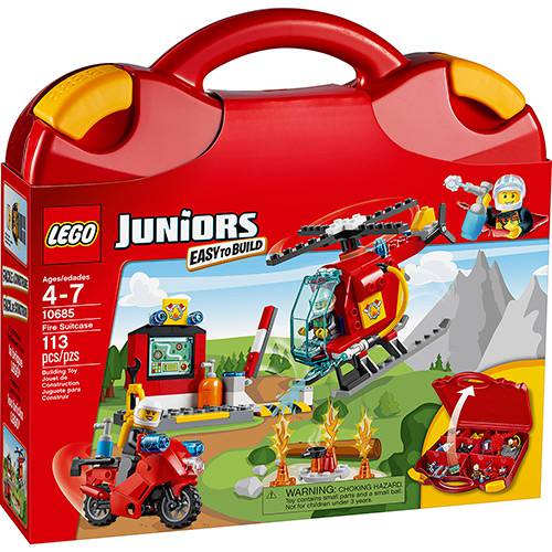 Assistência Técnica, SAC e Garantia do produto 10685 - LEGO Juniors - Mala de Combate ao Fogo