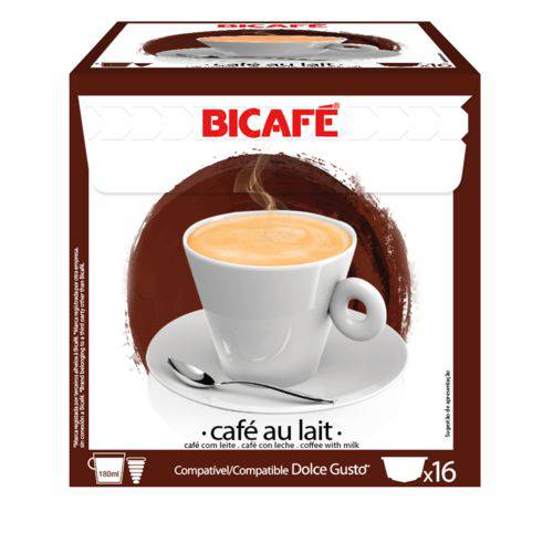 Assistência Técnica, SAC e Garantia do produto 16 Cápsulas para Dolce Gusto Bicafé Café Au Lait