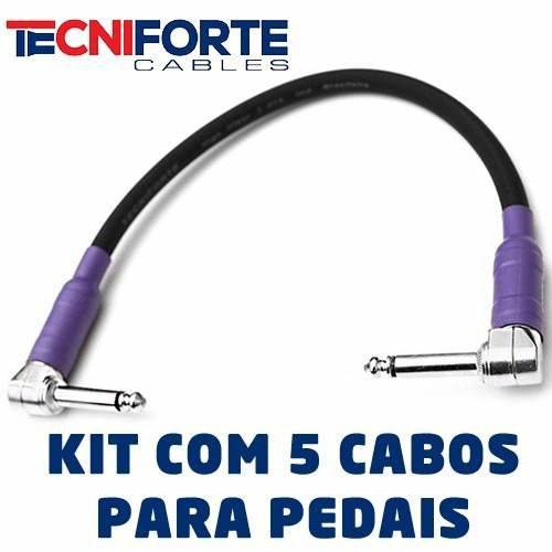 Assistência Técnica, SAC e Garantia do produto 5 Cabos P10 para Pedais 25cm no Loss Tecniforte