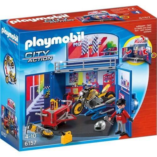 Assistência Técnica, SAC e Garantia do produto 6157 Playmobil - Minha Oficina de Motocicleta Secreta - PLAYMOBIL