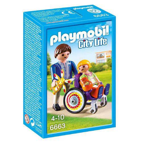 Assistência Técnica, SAC e Garantia do produto 6663 Playmobil - Criança na Cadeira de Rodas