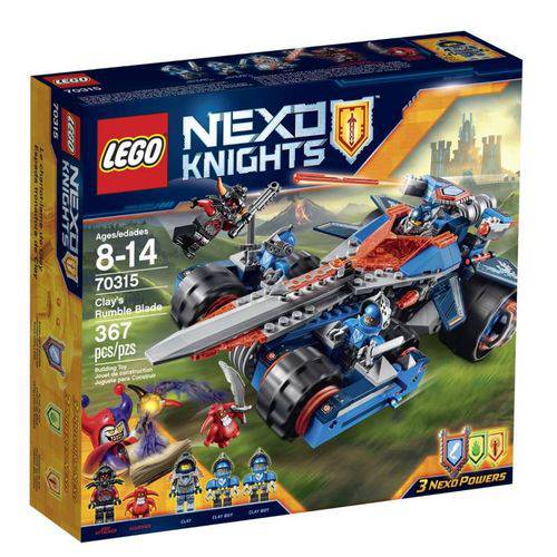 Assistência Técnica, SAC e Garantia do produto 70315 - LEGO Nexo Knights - Espada Estrondosa do Clay