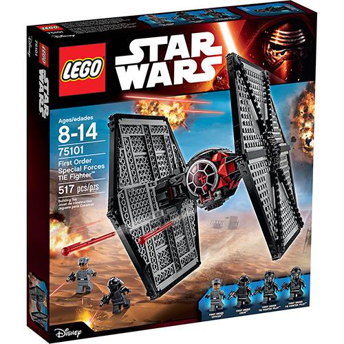 Assistência Técnica, SAC e Garantia do produto 75101 - LEGO Star Wars - Star Wars Tie Fighter das Forças Especiais da Primeira Ordem