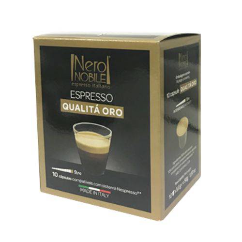 Assistência Técnica, SAC e Garantia do produto 90 Cápsulas de Café Italiano para Máquinas Nespresso® - Nero Qualitá Oro