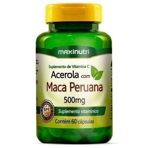 Assistência Técnica, SAC e Garantia do produto Acerola com Maca Peruana 500mg 60caps Maxinutri