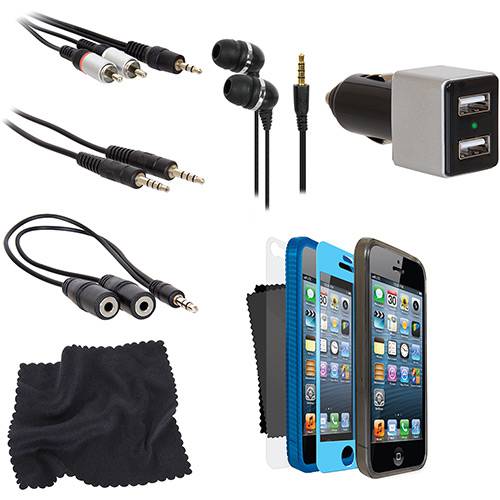 Assistência Técnica, SAC e Garantia do produto Acessórios para IPhone 5 - Kit com 12 Peças - Isound