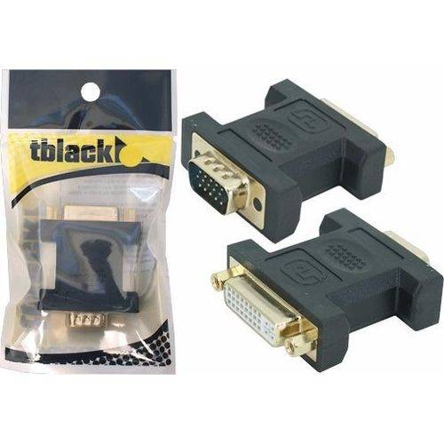 Assistência Técnica, SAC e Garantia do produto Adaptador Dvi Fêmea X Vga Macho – Tblack