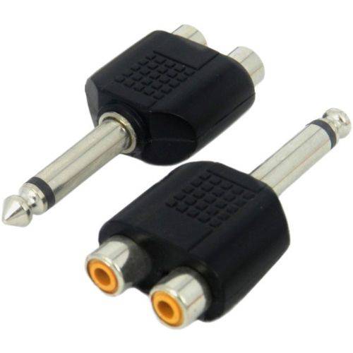 Assistência Técnica, SAC e Garantia do produto Adaptador Plug P10 Mono X 2 Jack Rca