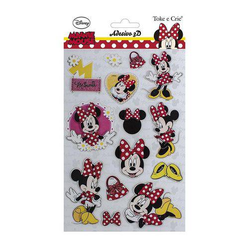 Assistência Técnica, SAC e Garantia do produto Adesivo 3D - ADD02 - Minnie Mouse - Toke e Crie