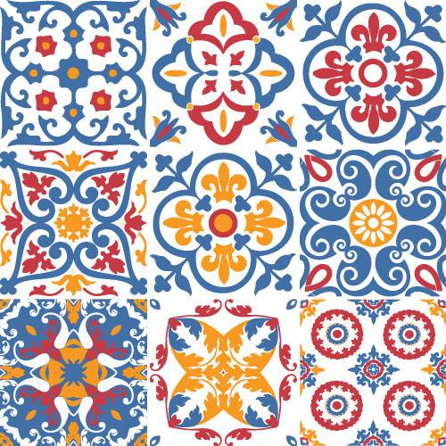 Assistência Técnica, SAC e Garantia do produto Adesivo de Parede Decorativo para Cozinha Stixx Azulejos Barcelona Colorido (123x61cm)