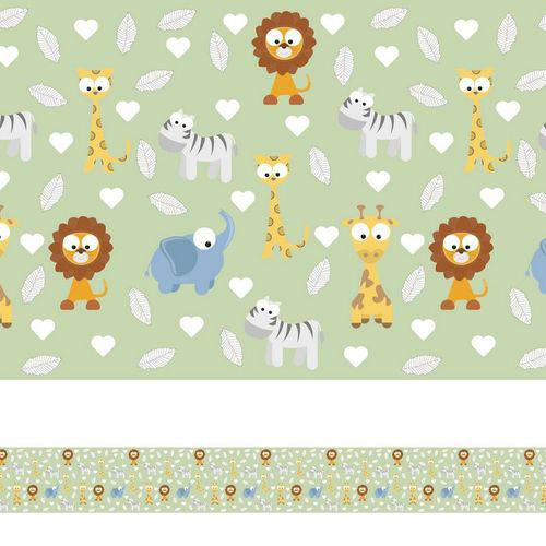 Assistência Técnica, SAC e Garantia do produto Adesivo de Parede Faixa Decorativa Infantil Animais Baby 6m X 15cm