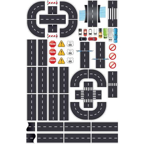 Assistência Técnica, SAC e Garantia do produto Adesivo de Parede Quarto Infantil Ruas e Carros