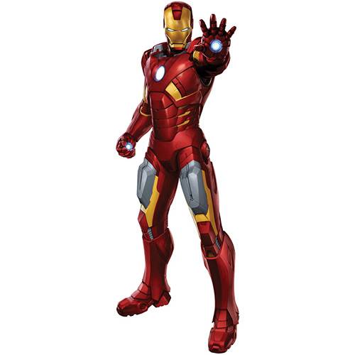 Assistência Técnica, SAC e Garantia do produto Adesivo de Parede The Avengers Iron Man Giant Wall Decal Roommates Colorido (46x12,8x2,8cm)