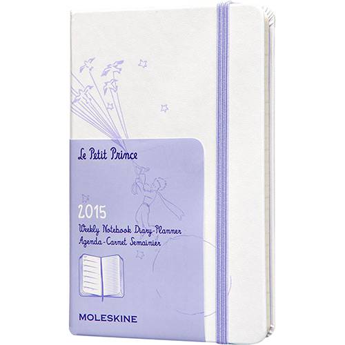 Assistência Técnica, SAC e Garantia do produto Agenda Semanal Moleskine o Pequeno Príncipe Branco de Bolso Pequena com Capa Dura - 2015