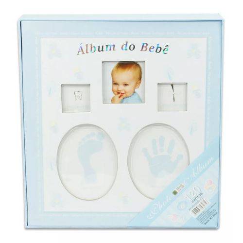 Assistência Técnica, SAC e Garantia do produto Álbum Bebê com Caixa 60 Fotos 15x21 Azul