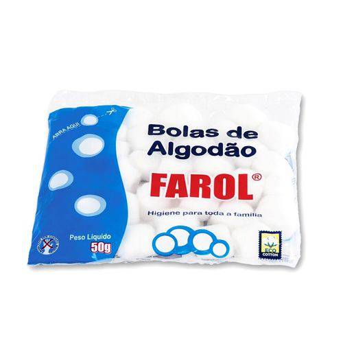 Assistência Técnica, SAC e Garantia do produto Algodão Hidrófilo Farol 50g Bola