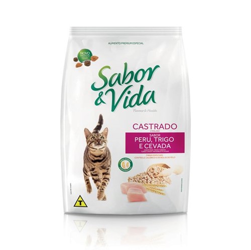 Assistência Técnica, SAC e Garantia do produto Alimento Gato Sab&Vid 1kg Peru Trigo Cev