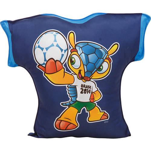 Assistência Técnica, SAC e Garantia do produto Almofada Camiseta Azul Mascote Português