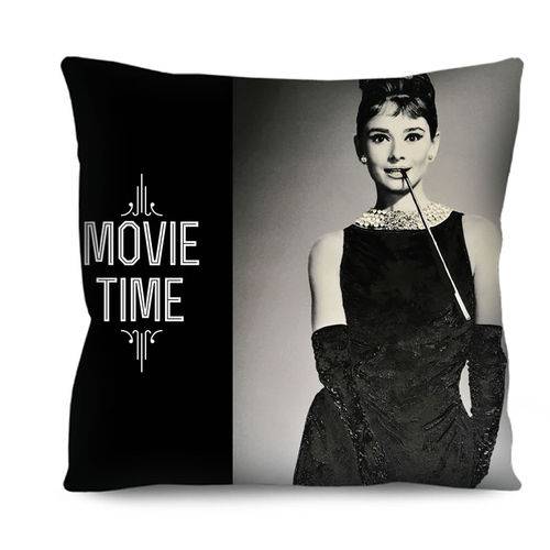 Assistência Técnica, SAC e Garantia do produto Almofada Decorativa Cinema Audrey Hepburn 42x42cm