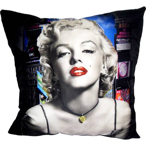 Assistência Técnica, SAC e Garantia do produto Almofada Merilyn Monroe Colorido Poliéster (42x42cm) - Uniart