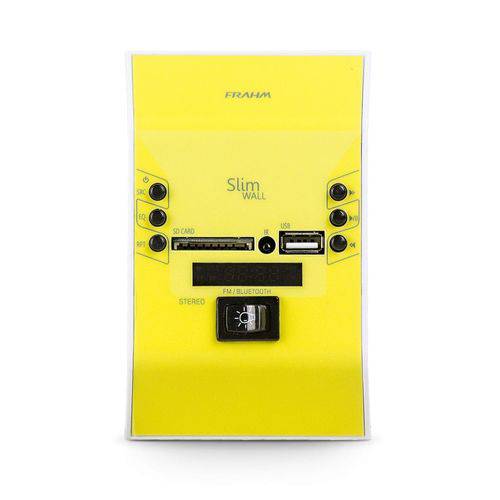 Assistência Técnica, SAC e Garantia do produto Amplificador de Parede Amarelo Slim Wall - Frahm