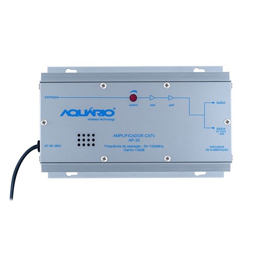 Assistência Técnica, SAC e Garantia do produto Amplificador de Potência CATV 35dB AP35 Aquario