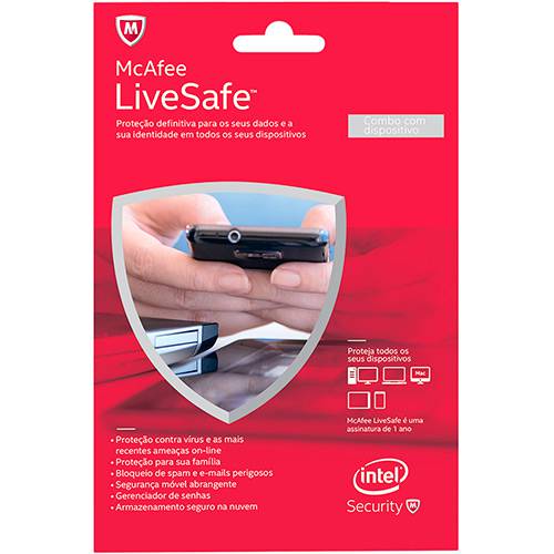 Assistência Técnica, SAC e Garantia do produto Antivírus McAfee Live Safe 2015 BR Card - PC Attach