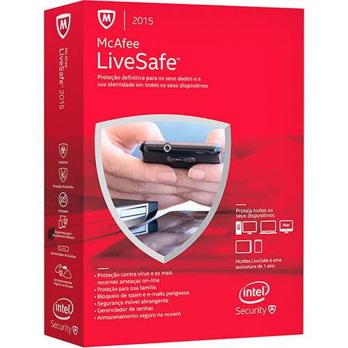 Assistência Técnica, SAC e Garantia do produto Antivirus McAfee Live Safe 2015 BR Mini Box
