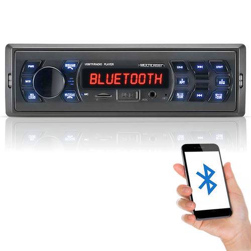 Assistência Técnica, SAC e Garantia do produto Aparelho de Som Automotivo com Bluetooth Usb Sd Multilaser P3334