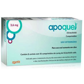 Assistência Técnica, SAC e Garantia do produto Apoquel 3,6mg 20 Comp.