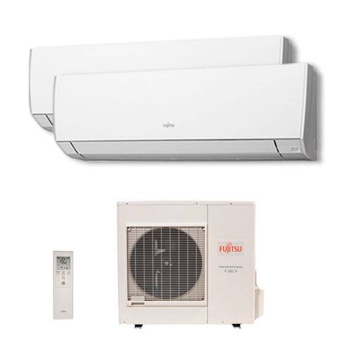 Assistência Técnica, SAC e Garantia do produto Ar Condicionado Multi Bi Split Inverter Fujitsu 2X9000 Btus Quente/Frio 220v 1F AOBG18LAC2