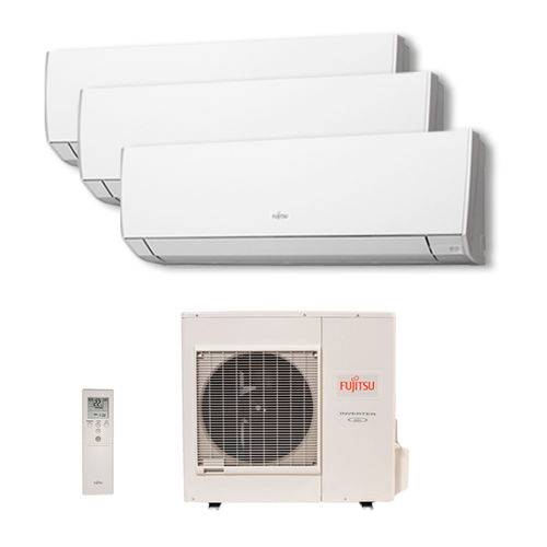 Assistência Técnica, SAC e Garantia do produto Ar Condicionado Multi Tri Split Inverter Fujitsu 2X9000 1X18000 Btus Hw Quente/Frio 220v 1F