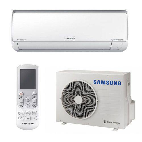 Assistência Técnica, SAC e Garantia do produto Ar Condicionado Split Samsung Digital Inverter 8 Polos 22000 BTUs Frio 220V AR24NVFPCWKXAZ