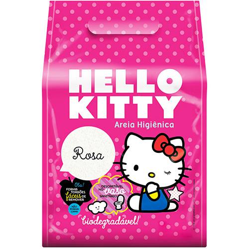 Assistência Técnica, SAC e Garantia do produto Areia Higiênica Hello Kitty Rosa - 2Kg