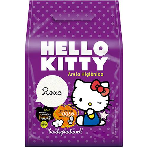 Assistência Técnica, SAC e Garantia do produto Areia Higiênica Hello Kitty Roxa - 2Kg