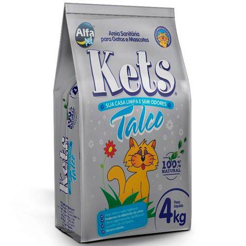 Assistência Técnica, SAC e Garantia do produto Areia Higienica para Gatos 4kg - Kets Perfumada Talco