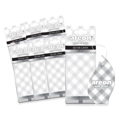 Assistência Técnica, SAC e Garantia do produto Aromatizante de Carro Sache Mon Areon Silver Linen - Perfume Automotivo - 7 Unidades