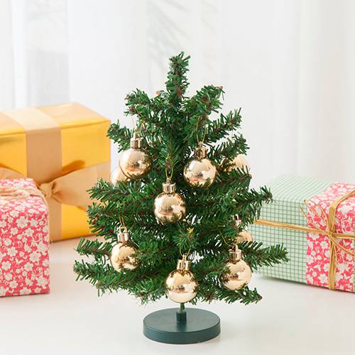 Assistência Técnica, SAC e Garantia do produto Árvore de Mesa 30cm com Bolas para Decorar - Orb Christmas