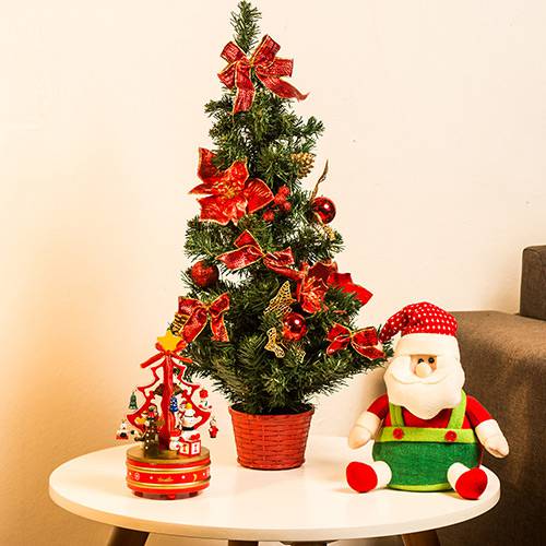 Assistência Técnica, SAC e Garantia do produto Árvore de Mesa com Decoração Vermelha 60cm - Orb Christmas