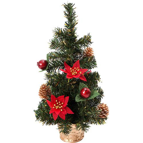 Assistência Técnica, SAC e Garantia do produto Árvore de Mesa Natalina Decorada 40cm - Orb Christmas