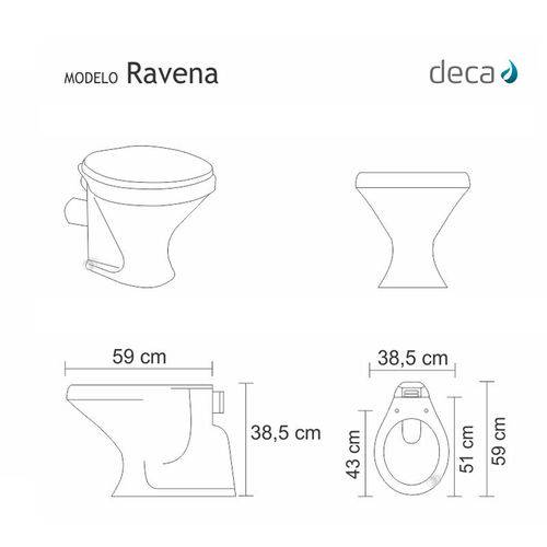 Assistência Técnica, SAC e Garantia do produto Assento Sanitário Poliéster com Amortecedor Ravena Ebano para Vaso Deca