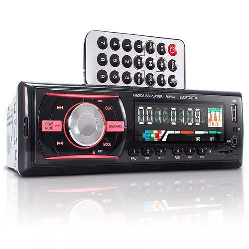 Assistência Técnica, SAC e Garantia do produto Auto Rádio Som Automotivo MP3 Bluetooth USB P2 AUX SD BF-9661