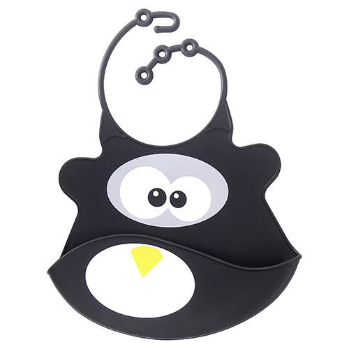 Assistência Técnica, SAC e Garantia do produto Babador Babamonster Pinguim Preto - Tinok