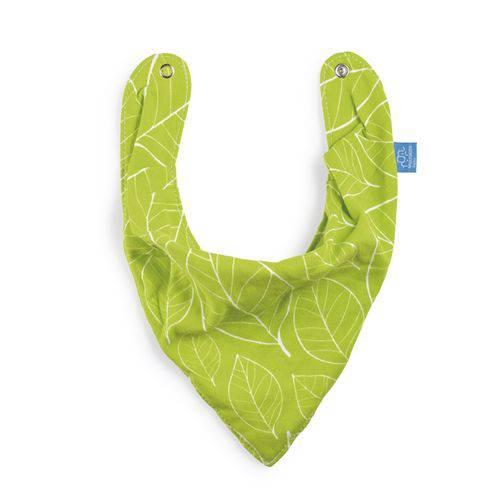 Assistência Técnica, SAC e Garantia do produto Babador Bandana Folhas Verde - Multikids