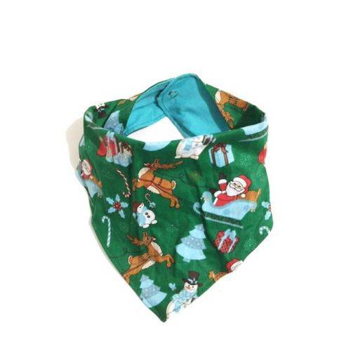 Assistência Técnica, SAC e Garantia do produto Babador Bandana Papai Noel Verde