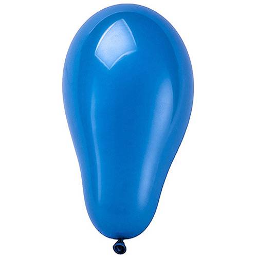 Assistência Técnica, SAC e Garantia do produto Balão Liso Pera Nº 07 Azul com 50 Unidades - Regina Festas